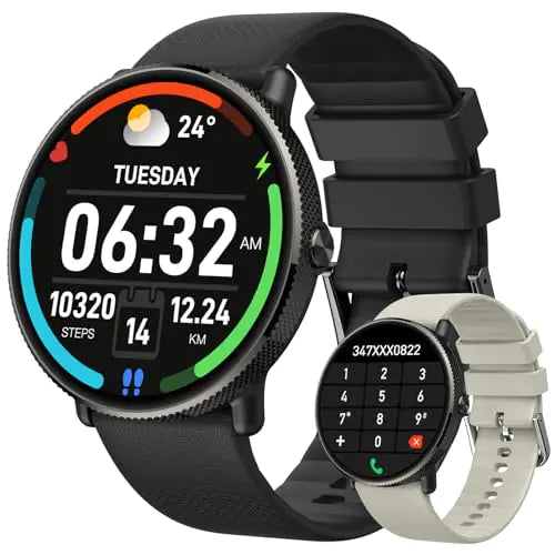 Women's Fitness Smartwatch: Call & Text, Heart Monitor